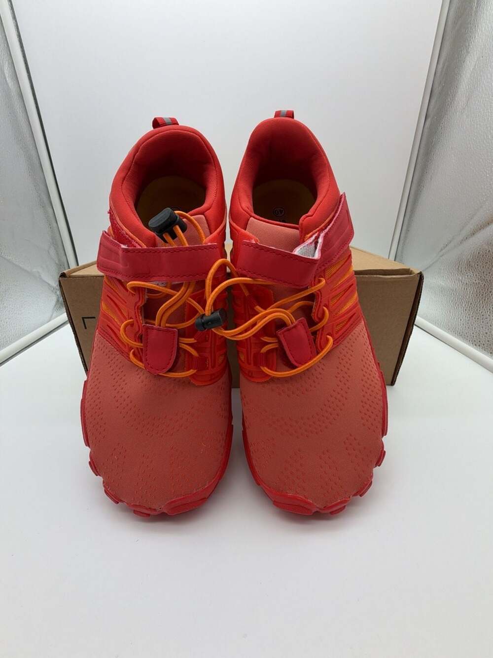 Joomra Minimalist Barefoot Trail Running Shoes w/ Wide Toe Box, Red, Size EU 40